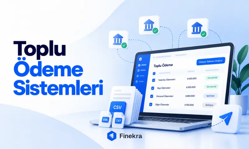 Toplu ödeme sistemleri ile işletmelerin ödeme süreçlerini yönetmesi